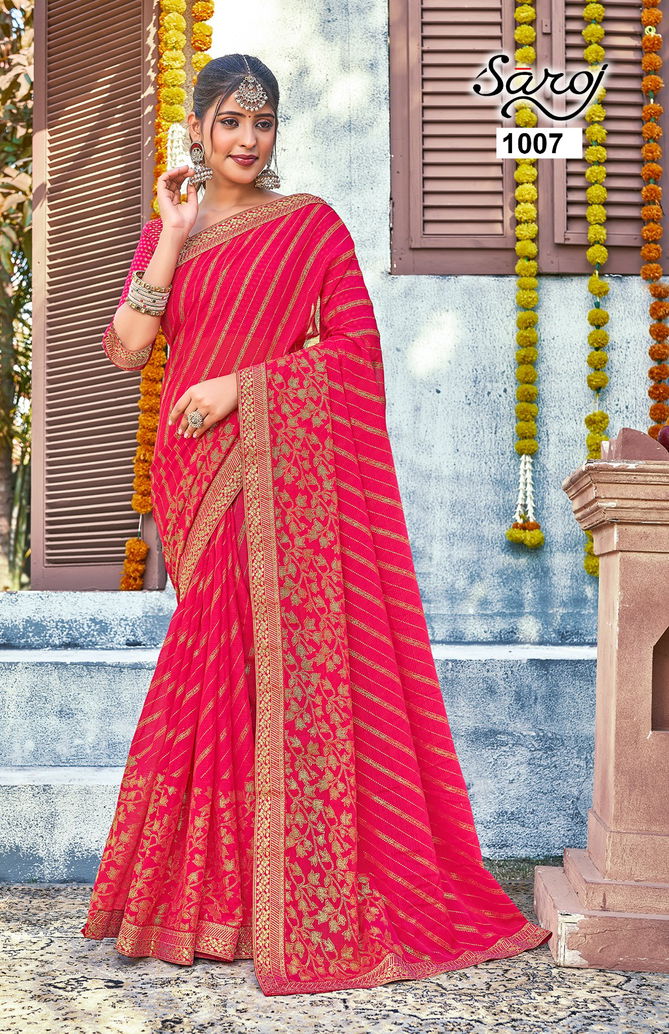 Mudita By Saroj Color Set Designer Sarees Catalog